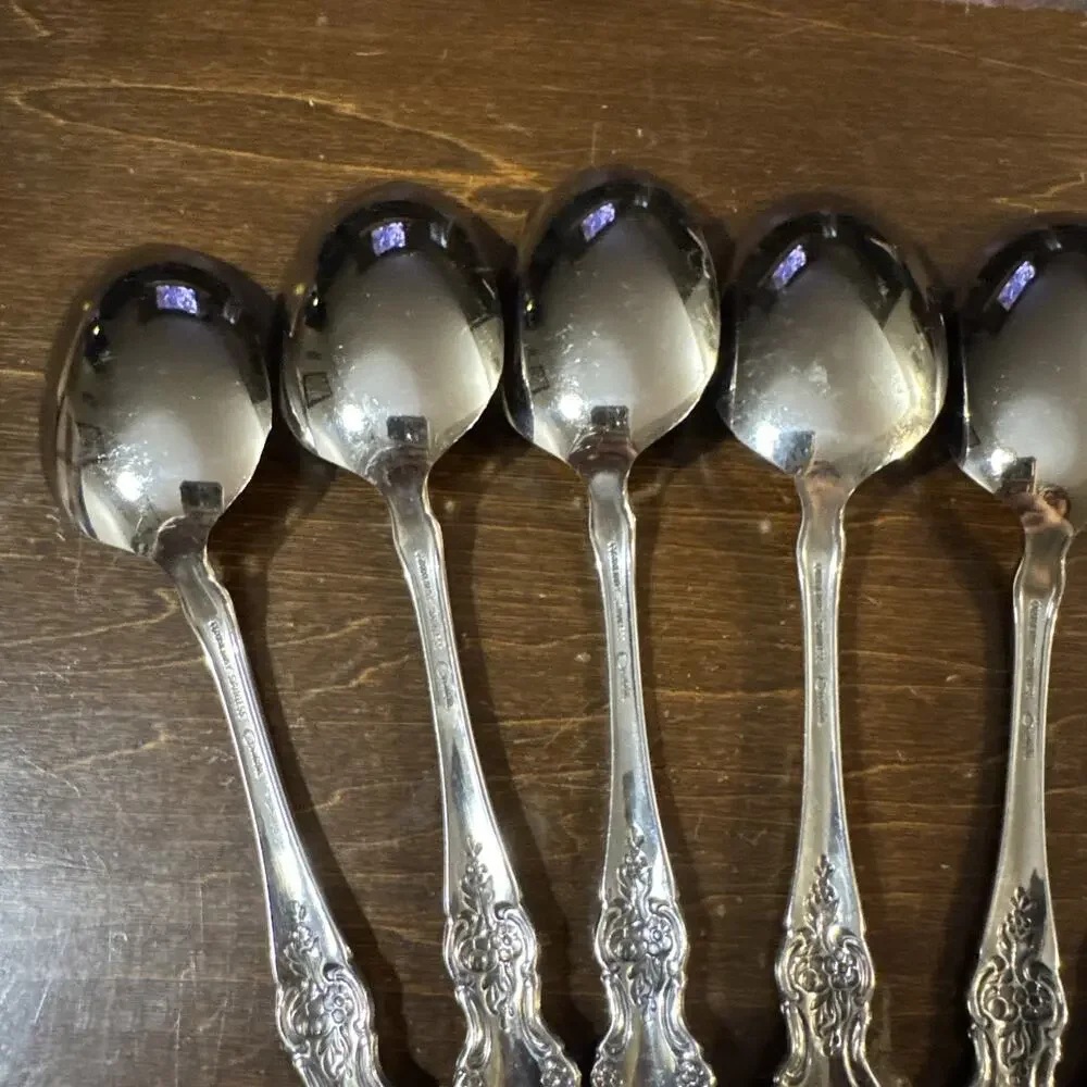8 Tablespoons - Oneida Community Louisiana Stainless Flatware